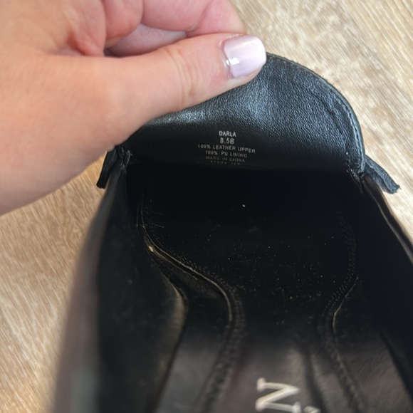 Vintage Lauren RL Darla black chunky penny loafers - Picture 12 of 12